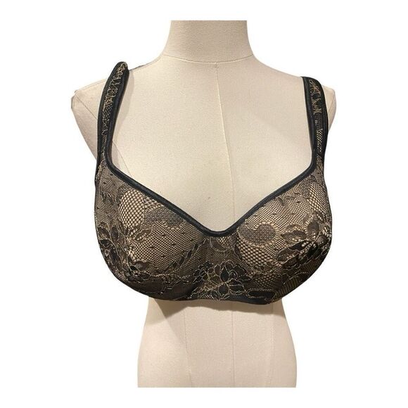 Cacique Intimates Lane Bryant Underwire Full Support Coverage Lace Bra 40C - Picture 1 of 7